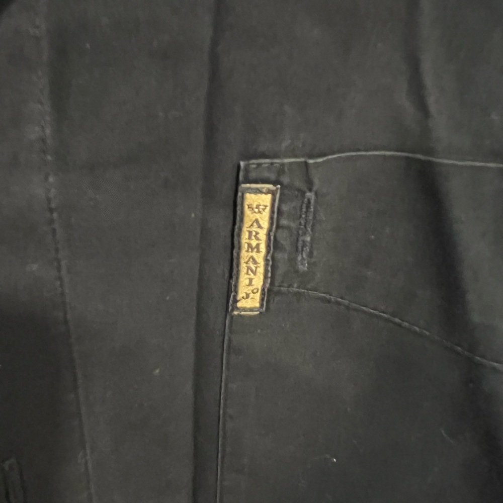 Armani Jeans Men’s Black Shirt Button Up Shirt - Picture 3 of 6